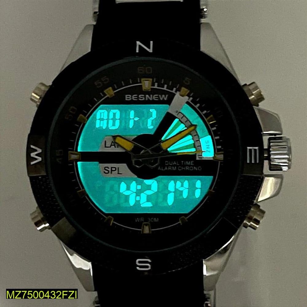 Men's Digital Display Watch