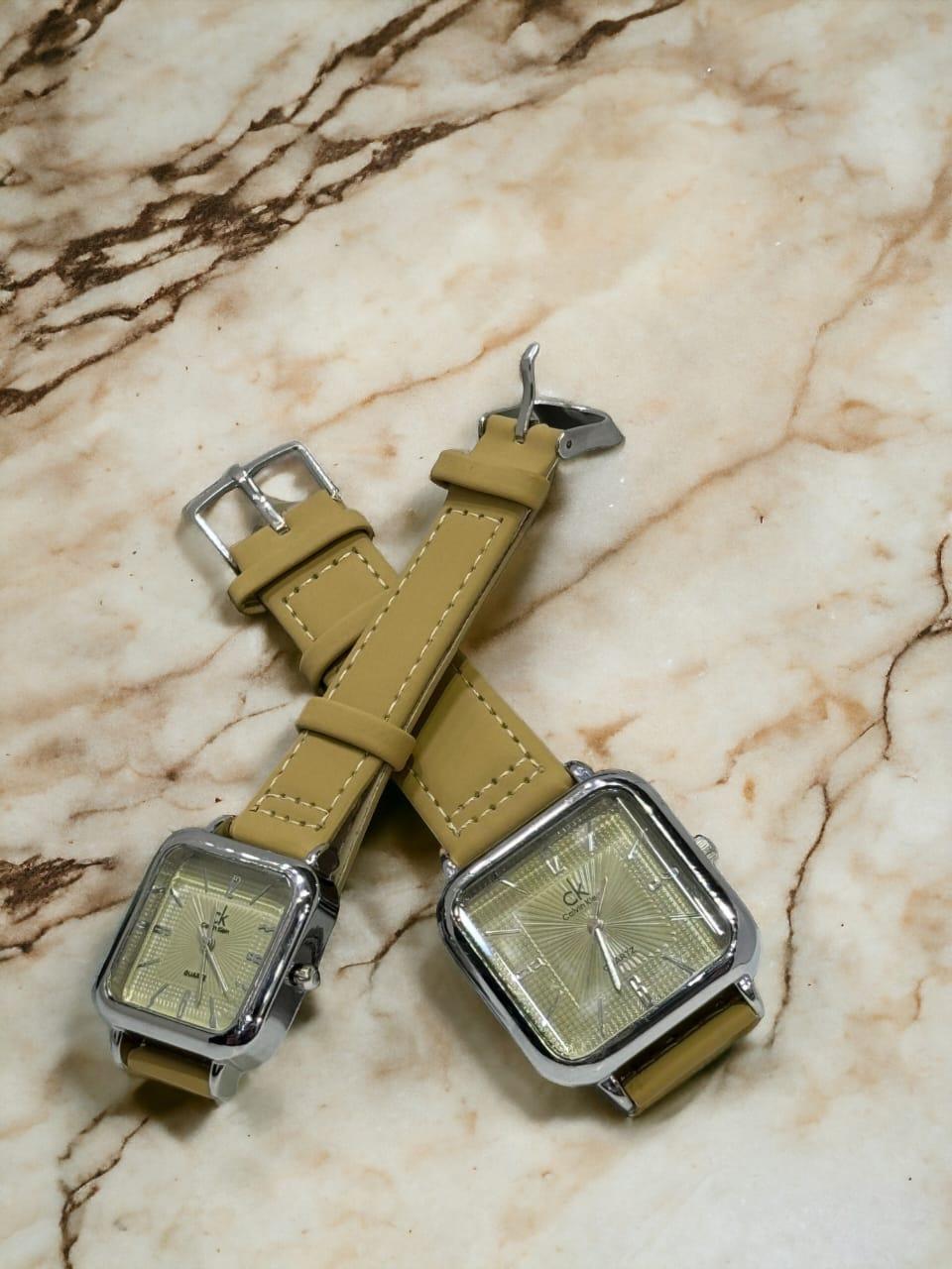 Square Couple Watches